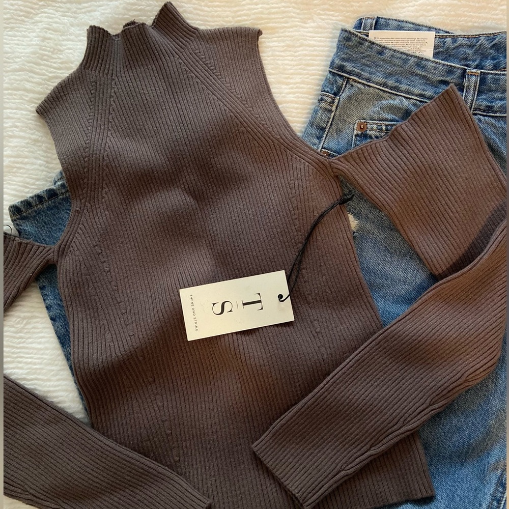 twine & string sweater | L